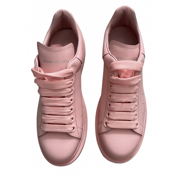 Alexander McQueen Shoes - Alexander McQueen Oversized Leather Trainers